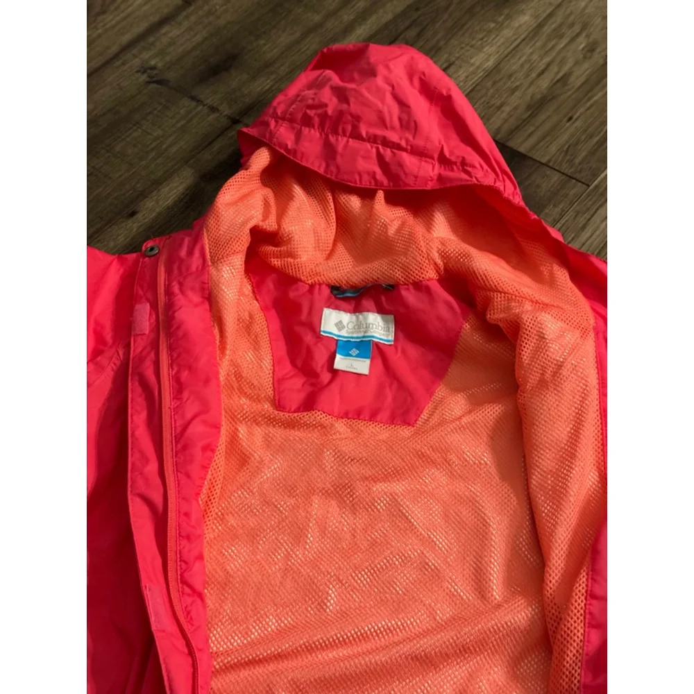 Columbia Youth L/ XL Girls Arcadia Jacket Brand New Pink/Peach Retail $80